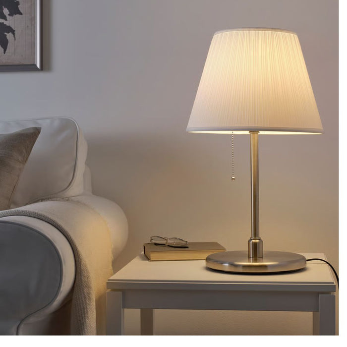 IKEA KRYSSMAST Table lamp base, nickel-plated (Silver)