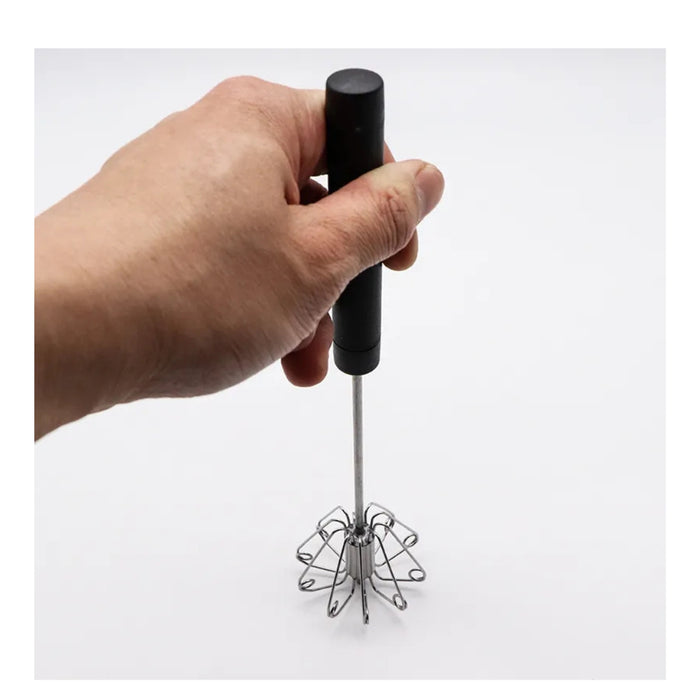 Digital Shoppy Stainless Steel Semi-automatic Whisk 10 Inch