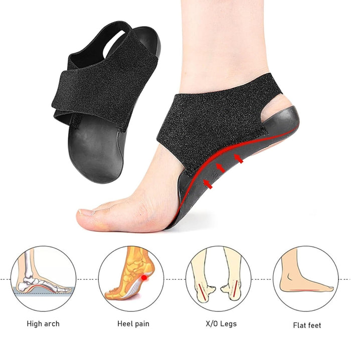 Digital Shoppy Arch Support Insoles with Ankle Support Sleeves – Orthotic Foot Support for Flat Feet, Heel & Arch Pain Relief (Men & Women)