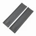 Pair of dark gray breathable ice sleeves laid flat, showcasing lightweight mesh texture and ergonomic cut