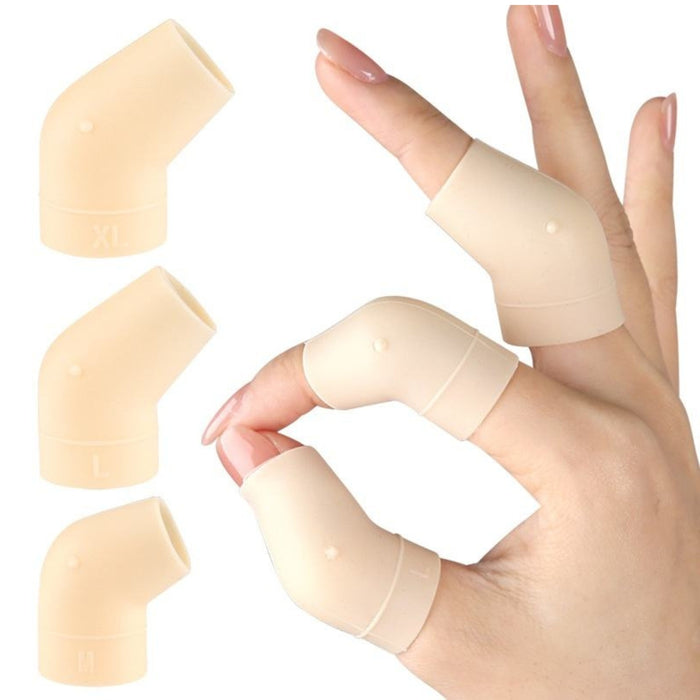 Digital Shoppy Silicone Finger Cots for Pedicure Foot Bath Massage Finger Joint Protection Thickened Top Corners Prevents Finger Cuff