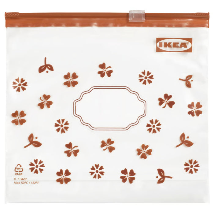 IKEA KÖSSEBÄR Resealable Bag – Brown, 1L (34 oz)