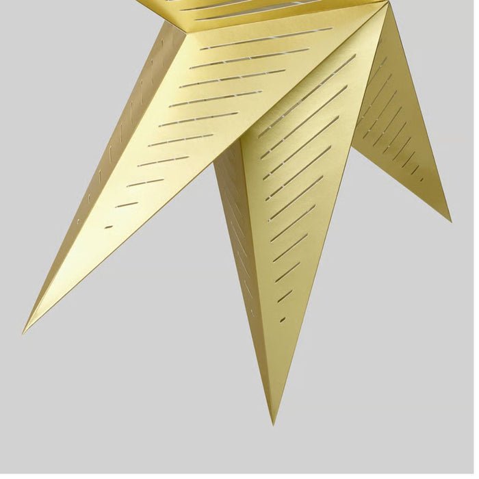 IKEA STRÅLA Lamp shade, brass-colour/stripe, 70 cm (28 ")