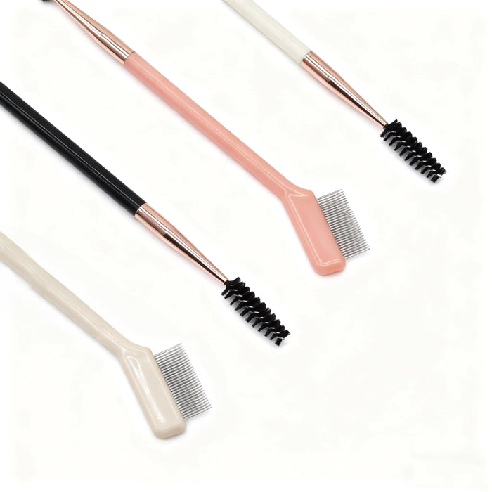 Digital Shoppy Metal Eyelash Combs Eyebrow Brush Eye Eyelashes Separator Tool Double Head Eye Make-Up Mascara Applicator for Girls and Women black