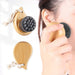  facial brush used for gentle exfoliation with soft nano silk bristles