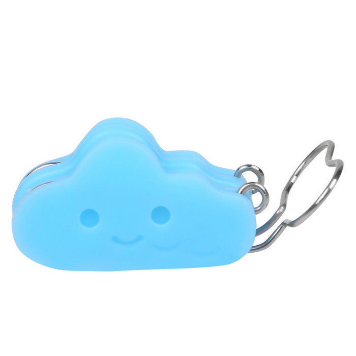 Compact and lightweight nose corrector next to a makeup pouch