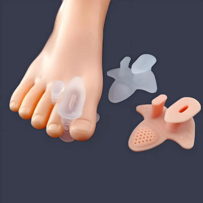 Silicone Pinch Toe Separator – White Bunion Relief Toe