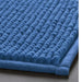 Soft microfiber TOFTBO bath mat, bright blue color, 40x60 cm