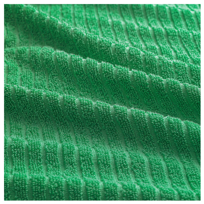 Close-up of green textured fabric