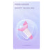 Silica gel packet with 'Food Grade Safety Silica Gel' text on a purple background