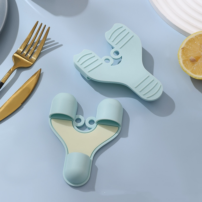 Digital Shoppy Creative Household Silicone Anti-scalding Clip Plate Holder