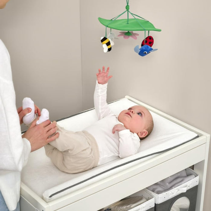 IKEA Baby Adventure Set: Scandinavian Nature Mobile & 5-Piece Ocean Animal Plush Set