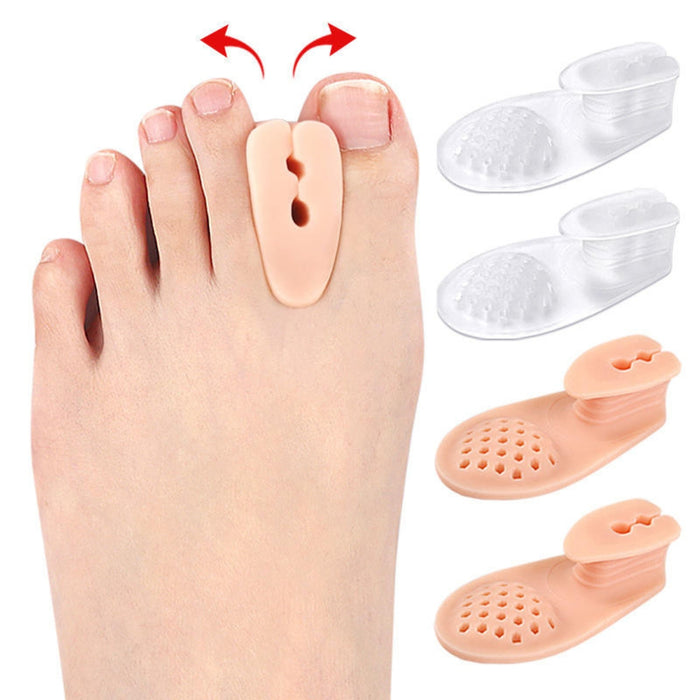 Digital Shoppy Toe Separator, Skin color — Bunion Relief | Comfortable Silicone Toe Spacers
