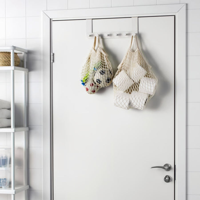 IKEA KUNGSFORS /ENUDDEN Space-Saving Storage Bundle: 2 Mesh Net Bags + 8-Hook Door Hanger