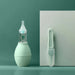Baby nasal aspirator and medicine dropper displayed side by side, ideal for infant care and congestion relief