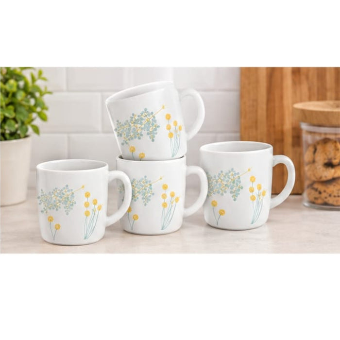 IKEA SKRANTARNA cups stacked with cookies and tea setup