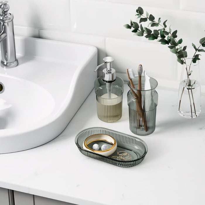 IKEA BROFJÄRDEN Chrome Bathroom Suite - 4-Piece Organization Set