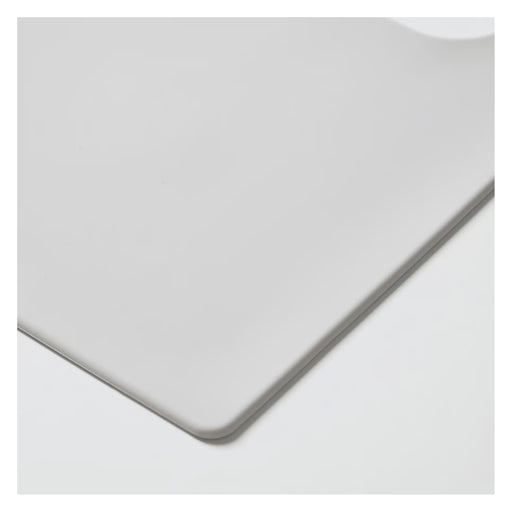 Clear plastic sheet on a white background