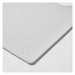 Clear plastic sheet on a white background