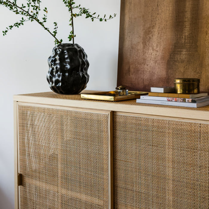 IKEA STOCKHOLM 2025 Vase, black, 27 cm (10 ¾ ")