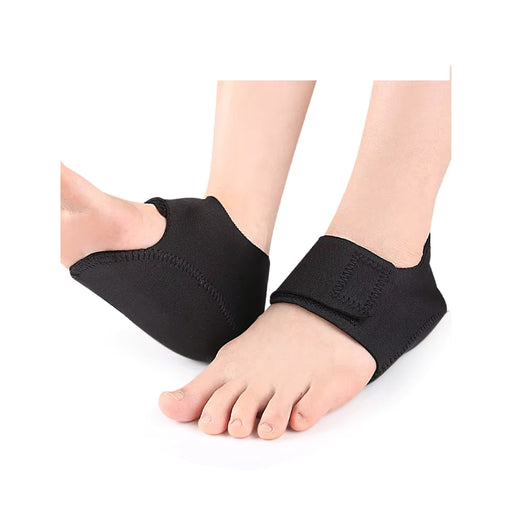 Orthotic heel inserts for heel spurs shock absorbing cushion pads