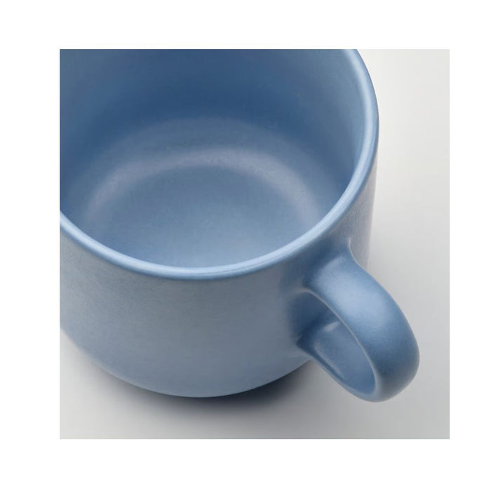 IKEA TOBISFISK Mug, blue/lilac, 36 cl