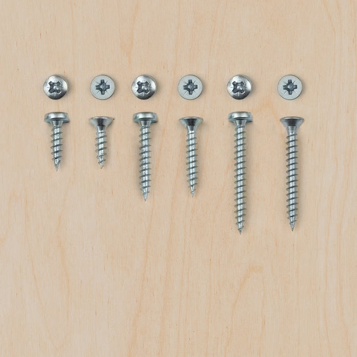 IKEA TRIXIG Complete Hanging Set: 200-Piece Wood Screw Set + 85-Piece Hooks & Hanging Set
