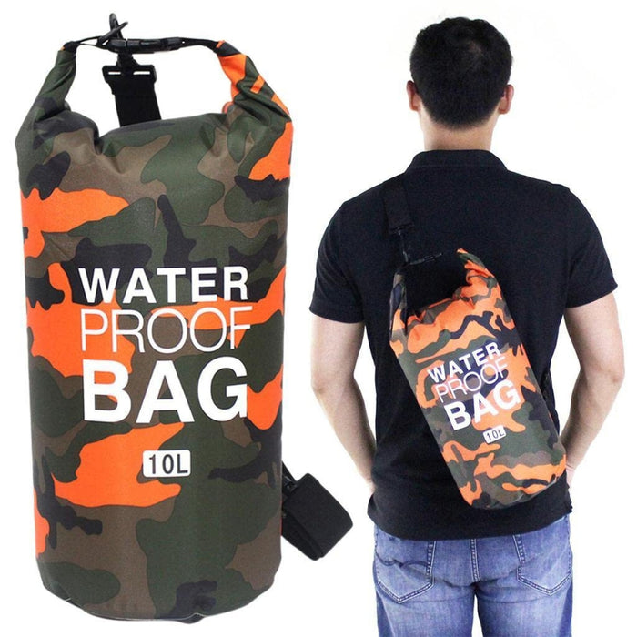 Digital Shoppy Camouflage Waterproof Backpack, 10L – Beach & Travel Bag