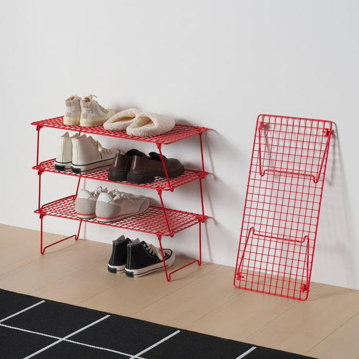 Stylish and space-saving GREJIG Shoe Rack by IKEA, perfect for small living spaces