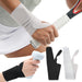 Wrist brace black and gray variants displayed flat with fastening design