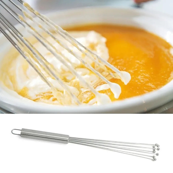Digital Shoppy Stainless Steel Ball Whisk – Efficient Mixing, Ergonomic Handle