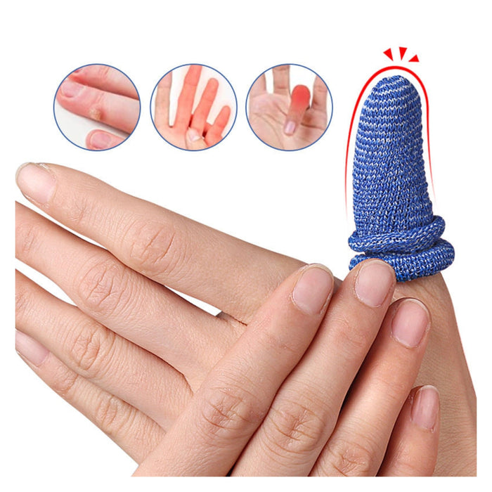Breathable finger covers for gardening and cargo handling