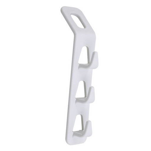 Digital Shoppy's white multi-purpose hanger hooks set, perfect for organizing clothes and accessories