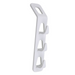 Digital Shoppy's white multi-purpose hanger hooks set, perfect for organizing clothes and accessories