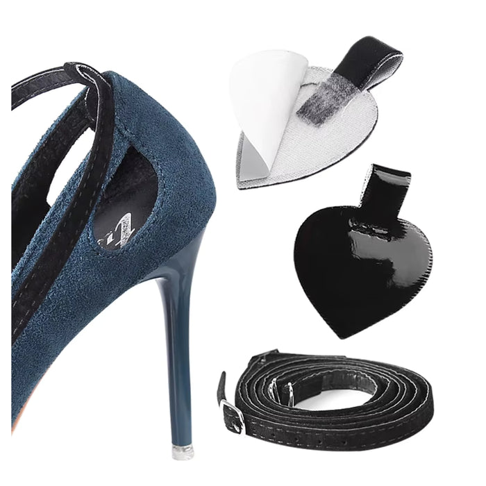 Anti-slip high heel shoelaces for women durable heel support and protection