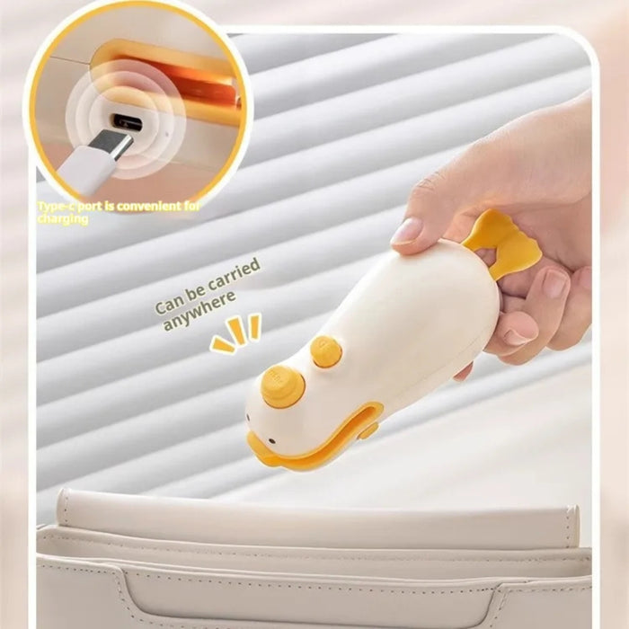 Digital Shoppy Small Yellow Duck Rechargeable Sealing Machine