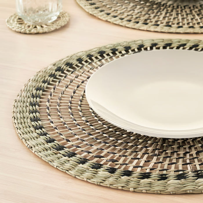 IKEA PENNFISK Natural Sedge Place Mat — Handwoven, 37cm | Eco Dining