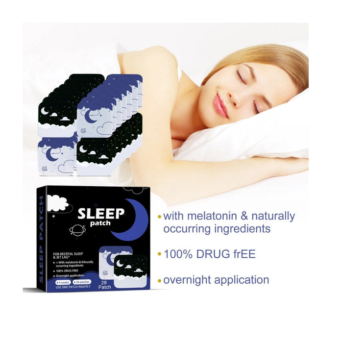 Digital Shoppy Sleep Aid Patch – Natural Relief for Insomnia (28 Pcs) - Black