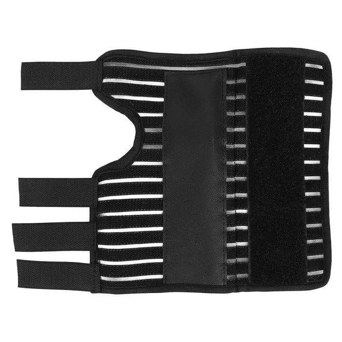 Digital Shoppy nylon wrist support brace black and white adjustable Velcro straps breathable compression design