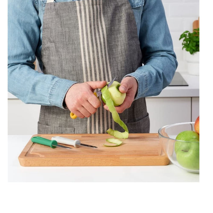 IKEA UPPFYLLD 5-Piece Kitchen Tools - 3 Paring Knives, Pizza Cutter & Hand Grater