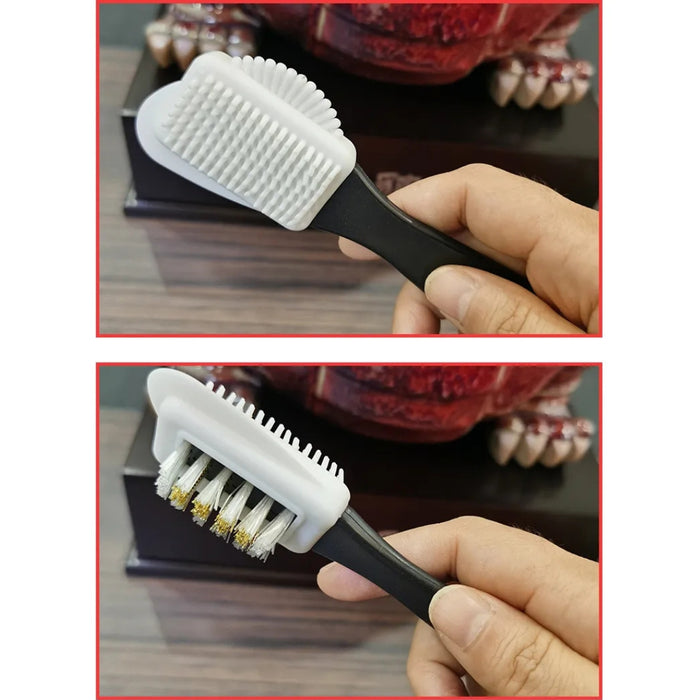 Digital Shoppy 3-Sided Suede Shoe Brush – Multi-Function Cleaner
