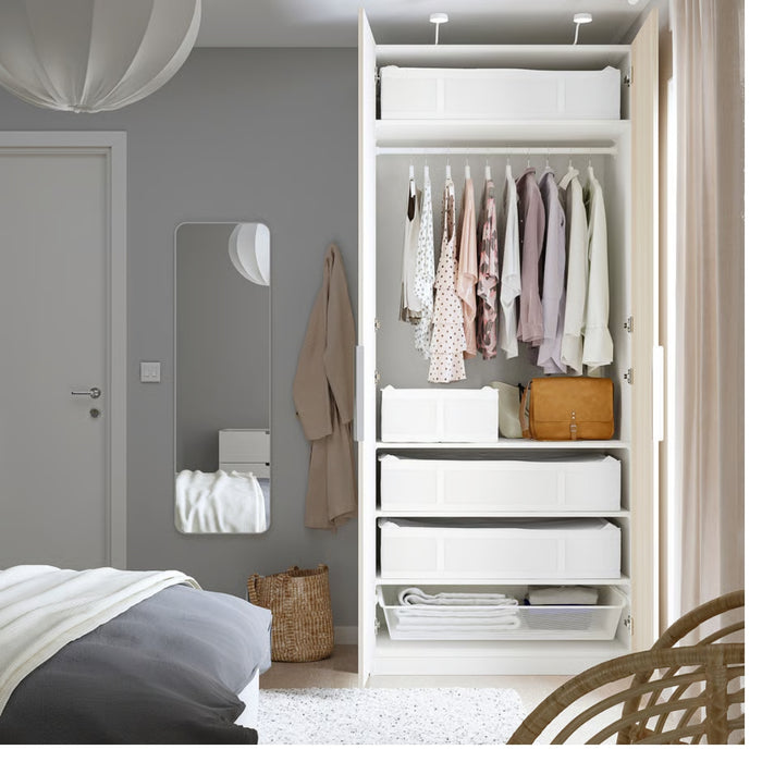 IKEA SKUBB Storage case, white, 90x53x19 cm (35 ½x20 ¾x7 ½ ")