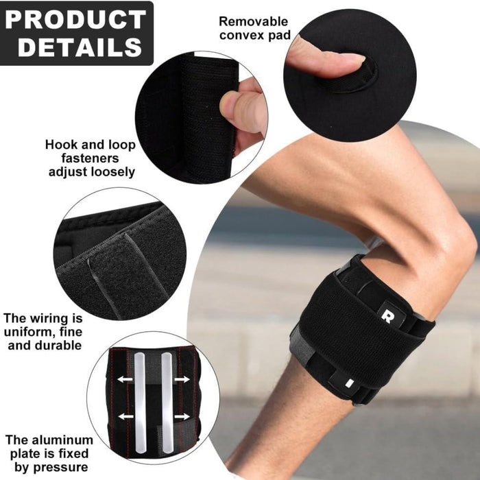 Product detail view highlighting removable convex pad, hook-and-loop fasteners, durable wiring, and aluminum plate support