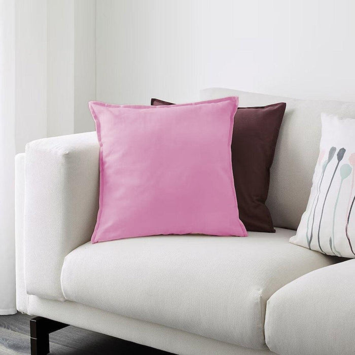 IKEA GURLI & INNER Bundle: 2-Pack Light Pink Cushion Covers & 2-Pack Soft Insert Pads