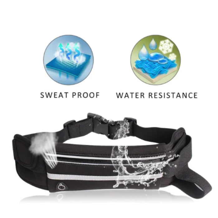 Digital Shoppy Waterproof Anti-Theft Mobile Phone Pockets (Black)