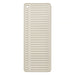 Beige phone case with horizontal slats on a white background