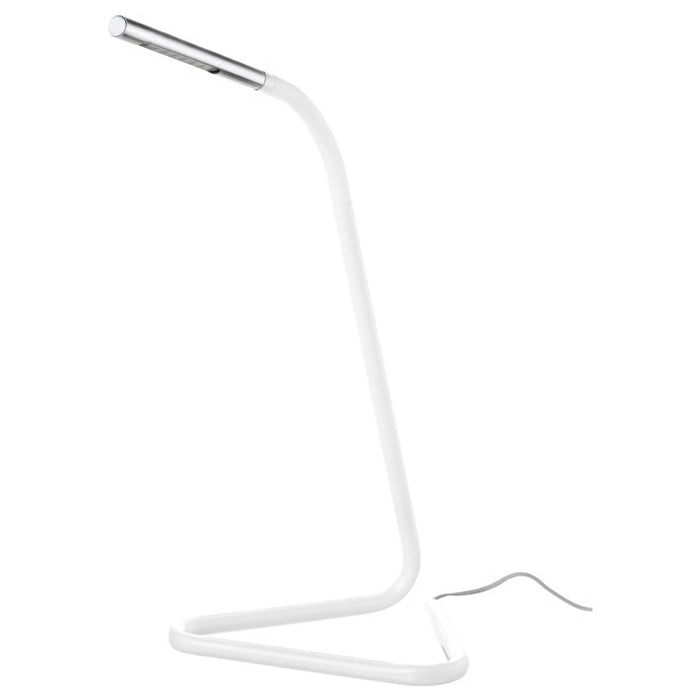 IKEA HÅRTE LED work lamp, white/silver-colour