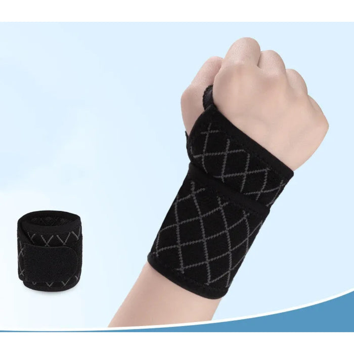 Digital Shoppy Athletic Wrist Guard – Knitted Compression Support for Gym, Sports & Fitness