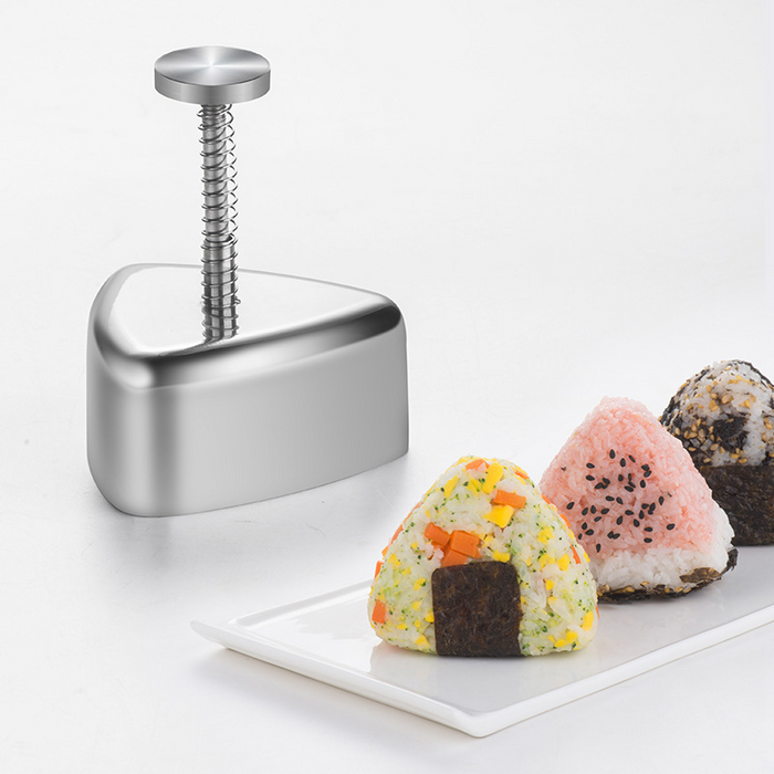 Digital Shoppy stainless steel triangle rice mold for perfect onigiri and sushi rolls