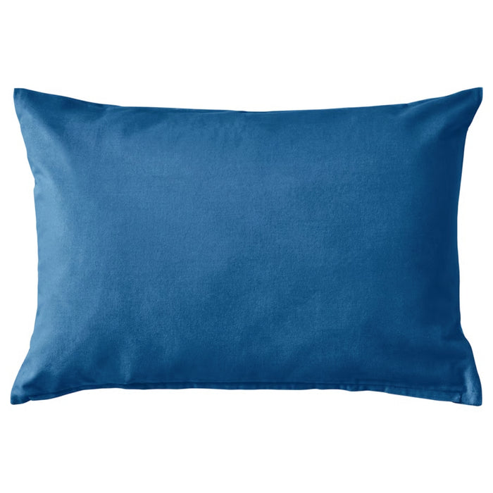 IKEA SANELA Cushion Cover Blue 40x58 cm with SANELA Cushion Cover Deep Blue 50x50 cm